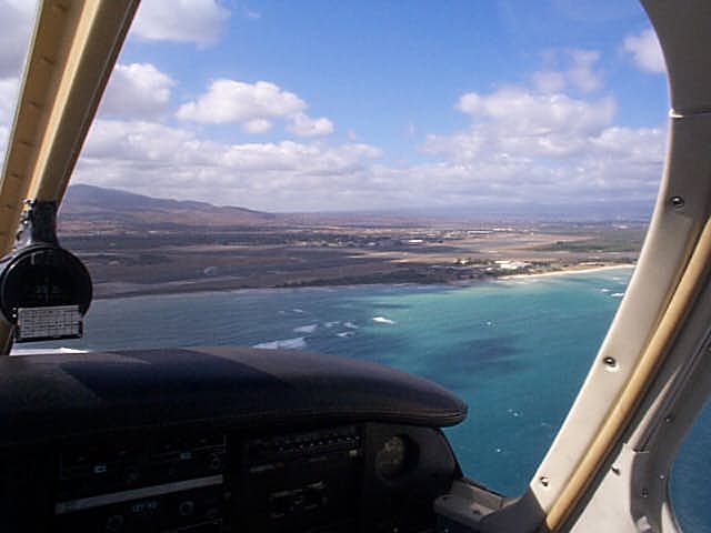 Kalaeloa Anflug